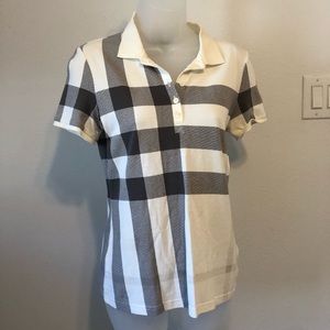 Burberry Polo Collared Top